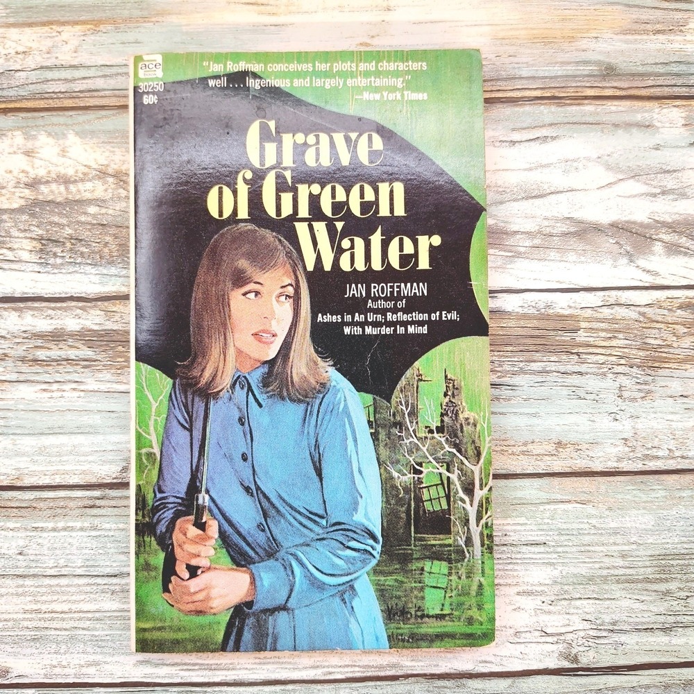 Grave‎ of Green Water Jan Roffman 1968 Ace Book Vintage Gothic Suspense PB